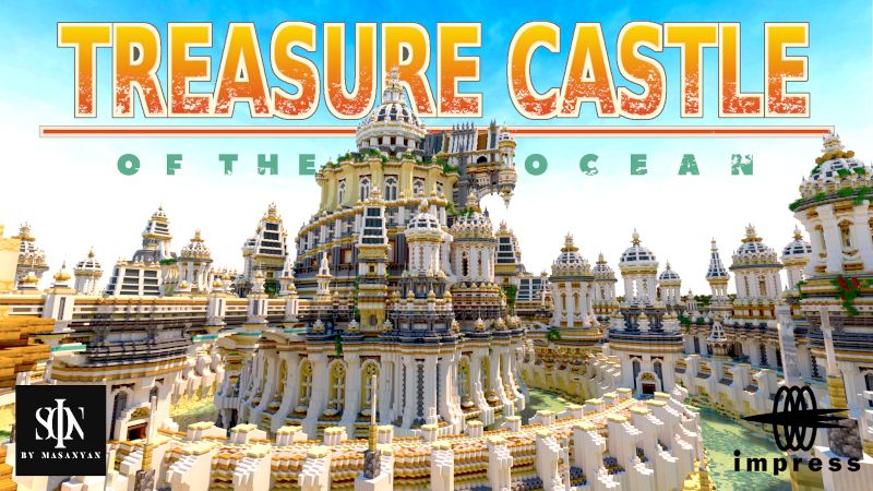TREASURE CASTLE OF THE OCEAN on the Minecraft Marketplace by Impress TREASURE CASTLE OF THE OCEAN on the Minecraft Marketplace by Impress