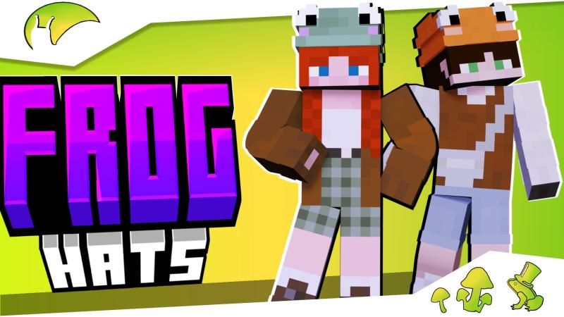 Frog Hats on the Minecraft Marketplace by Snail Studios Frog Hats on the Minecraft Marketplace by Snail Studios