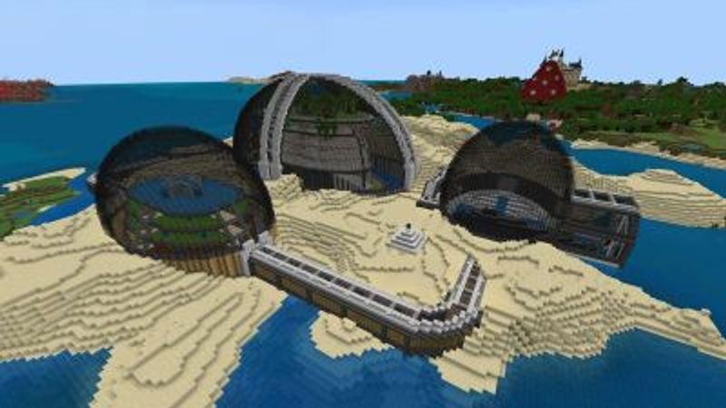 Hermitcraft Season 8 Map on the Minecraft Marketplace by Hermitcraft