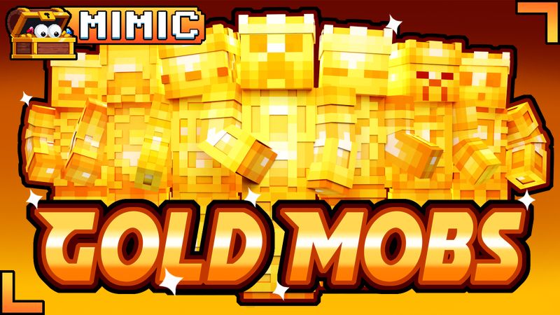 Gold Mobs on the Minecraft Marketplace by Mimic