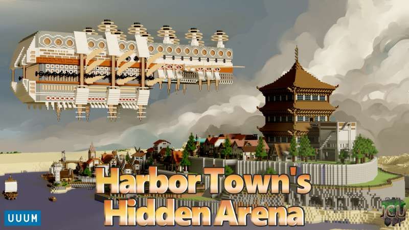 Harbor Towns Hidden Arena on the Minecraft Marketplace by UUUM Harbor Towns Hidden Arena on the Minecraft Marketplace by UUUM