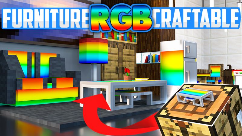 FURNITURE RGB CRAFTABLE on the Minecraft Marketplace by 4KS Studios FURNITURE RGB CRAFTABLE on the Minecraft Marketplace by 4KS Studios