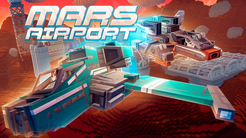 Mars Airport on the Minecraft Marketplace by Withercore Mars Airport on the Minecraft Marketplace by Withercore