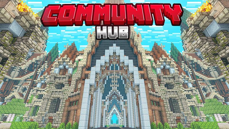 Community Hub on the Minecraft Marketplace by Dig Down Studios Community Hub on the Minecraft Marketplace by Dig Down Studios