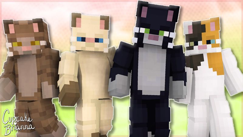 Vanilla Cats Skin Pack on the Minecraft Marketplace by CupcakeBrianna