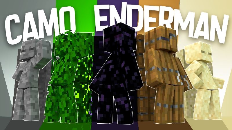 Camo Enderman on the Minecraft Marketplace by Teplight
