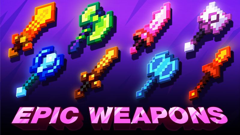 Epic Weapons on the Minecraft Marketplace by Starfish Studios Epic Weapons on the Minecraft Marketplace by Starfish Studios