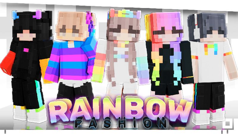 Rainbow Fashion on the Minecraft Marketplace by inPixel
