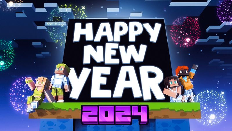 Happy New Year 2024 on the Minecraft Marketplace by Venift