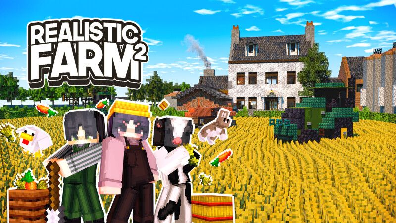 Realistic Farm 2 on the Minecraft Marketplace by CrackedCubes Realistic Farm 2 on the Minecraft Marketplace by CrackedCubes