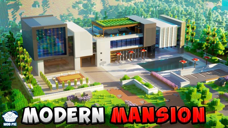 Modern Mansion on the Minecraft Marketplace by Mob Pie