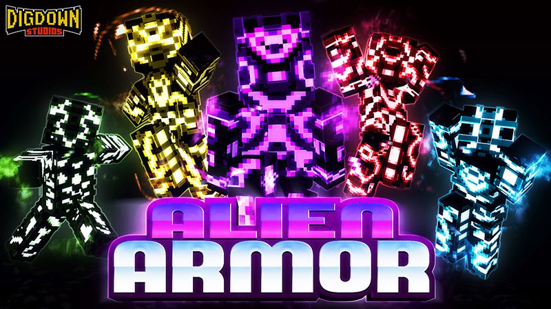 Alien Armor on the Minecraft Marketplace by Dig Down Studios Alien Armor on the Minecraft Marketplace by Dig Down Studios