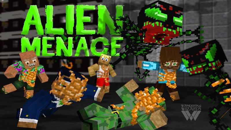 Alien Menace on the Minecraft Marketplace by Wandering Wizards
