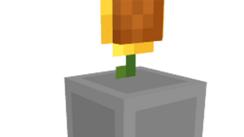Sunflower Head on the Minecraft Marketplace by Lifeboat