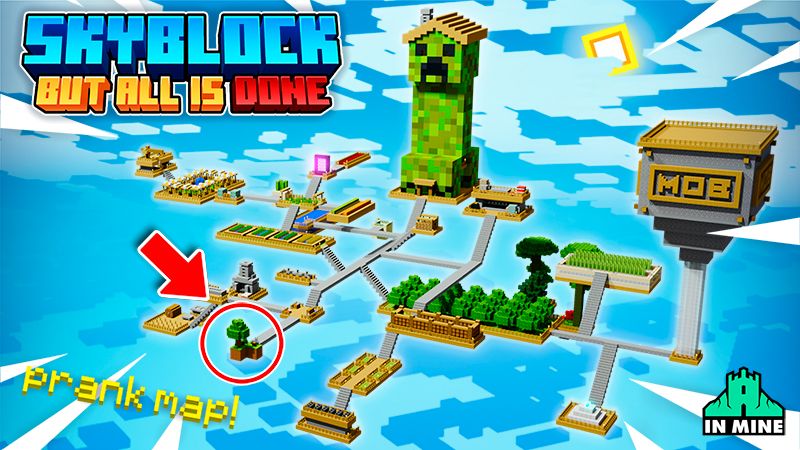 Skyblock But All Is Done on the Minecraft Marketplace by In Mine Skyblock But All Is Done on the Minecraft Marketplace by In Mine