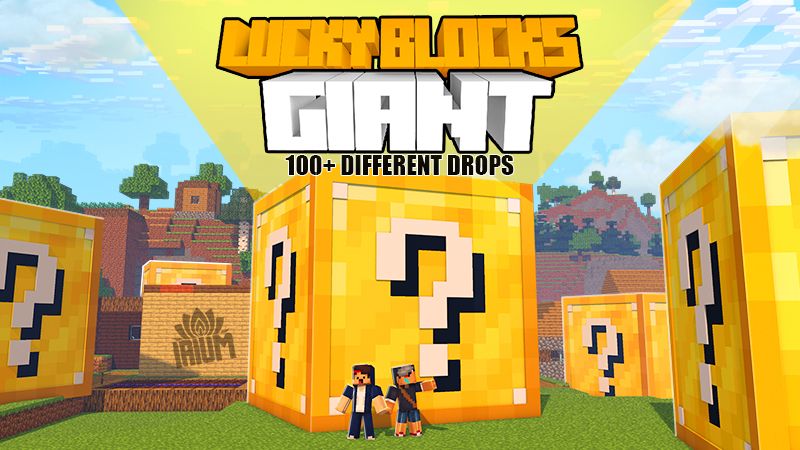 Lucky Blocks Giant on the Minecraft Marketplace by Ninja Block Lucky Blocks Giant on the Minecraft Marketplace by Ninja Block
