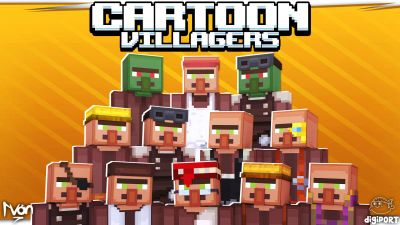 Cartoon Villagers on the Minecraft Marketplace by DigiPort