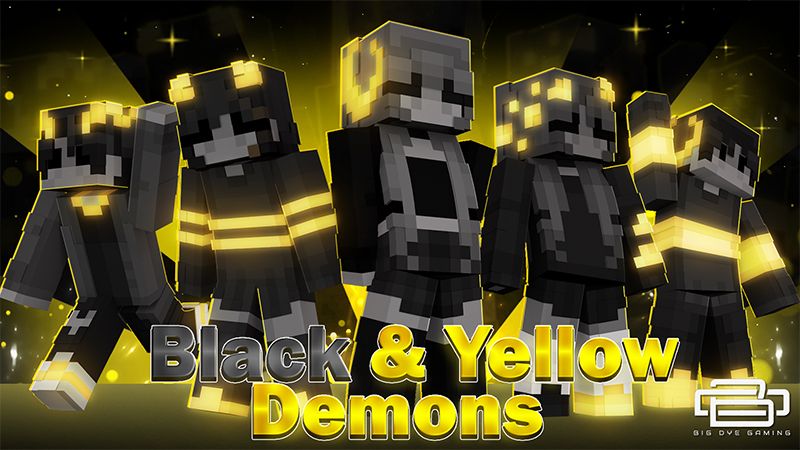 Black  Yellow Demons on the Minecraft Marketplace by Big Dye Gaming