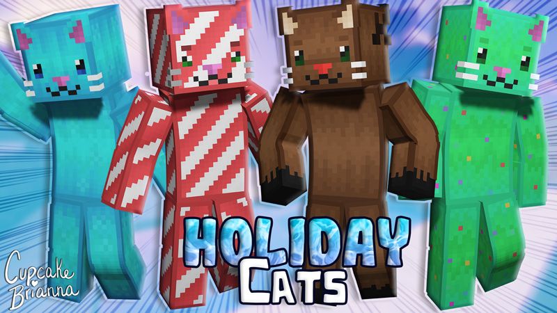 Holiday Cats HD Skin Pack on the Minecraft Marketplace by CupcakeBrianna