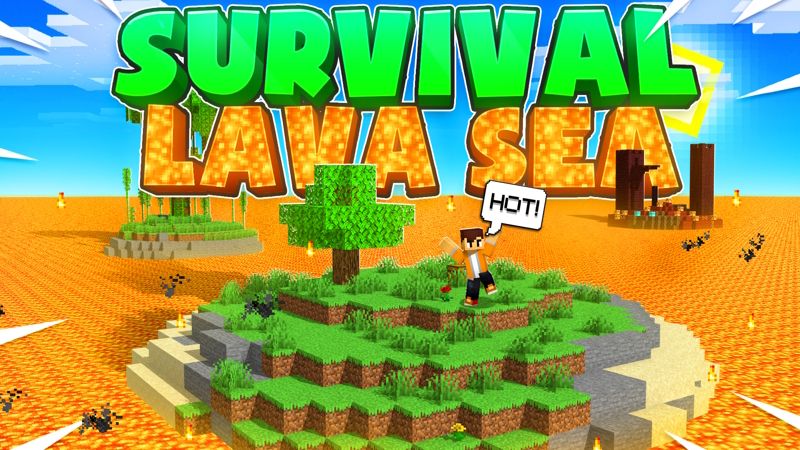 Survival Lava Sea on the Minecraft Marketplace by Pixell Studio