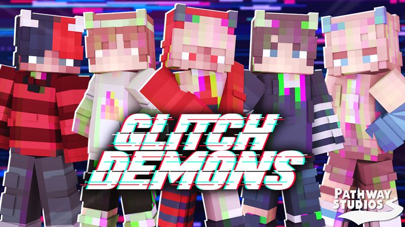 The Glitches Demon Skin Pack mod - Mods for Minecraft