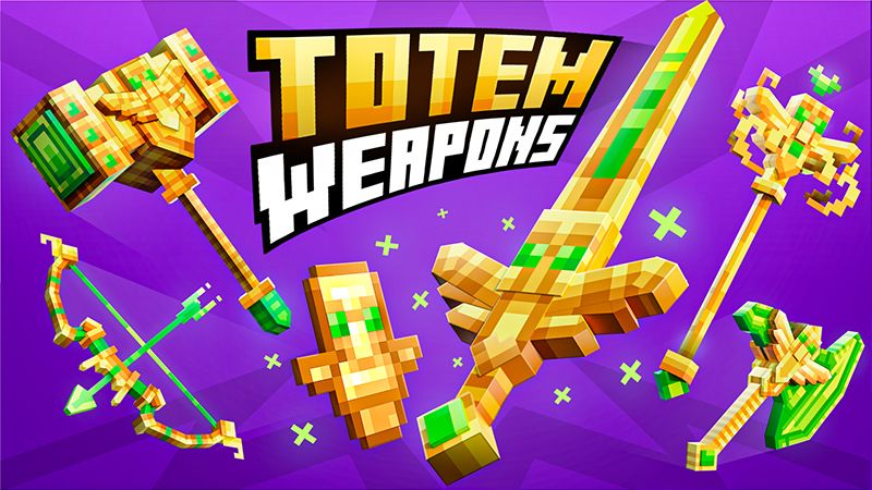 Totem Weapons on the Minecraft Marketplace by MelonBP Totem Weapons on the Minecraft Marketplace by MelonBP