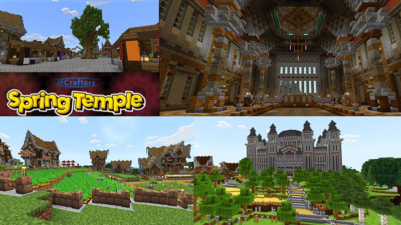 Spring Temple on the Minecraft Marketplace by JFCrafters