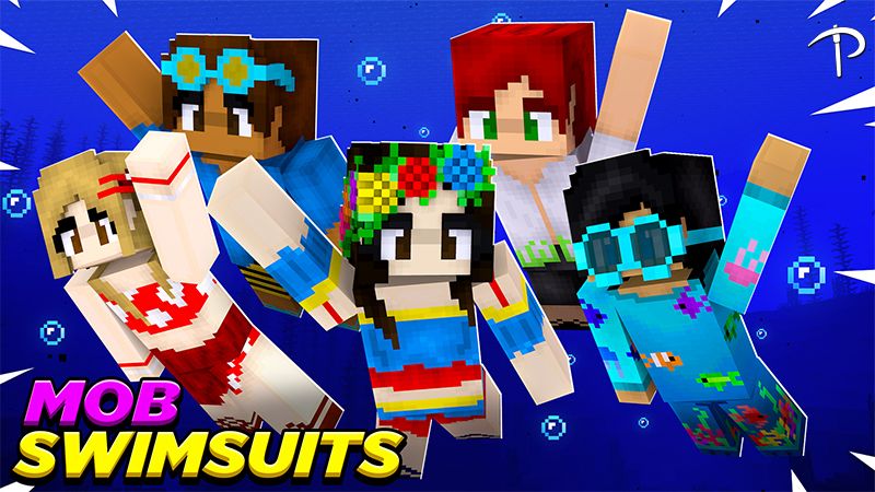 Mob Swimsuits by Pickaxe Studios (Minecraft Skin Pack) - Minecraft ...
