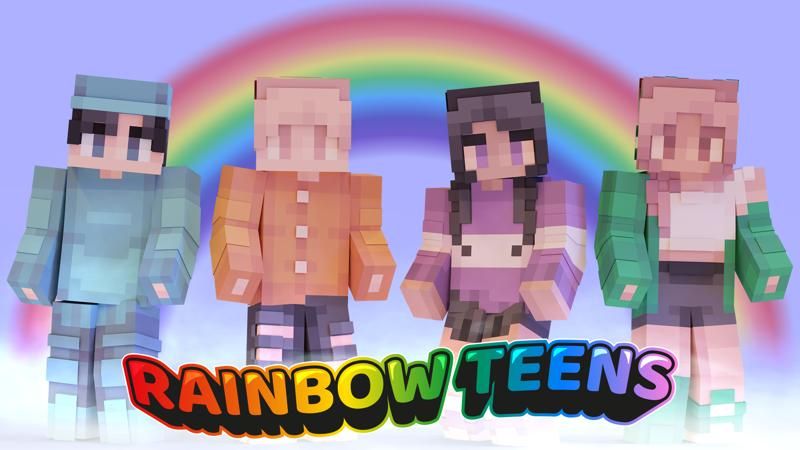 Rainbow Teens on the Minecraft Marketplace by CubeCraft Games Rainbow Teens on the Minecraft Marketplace by CubeCraft Games