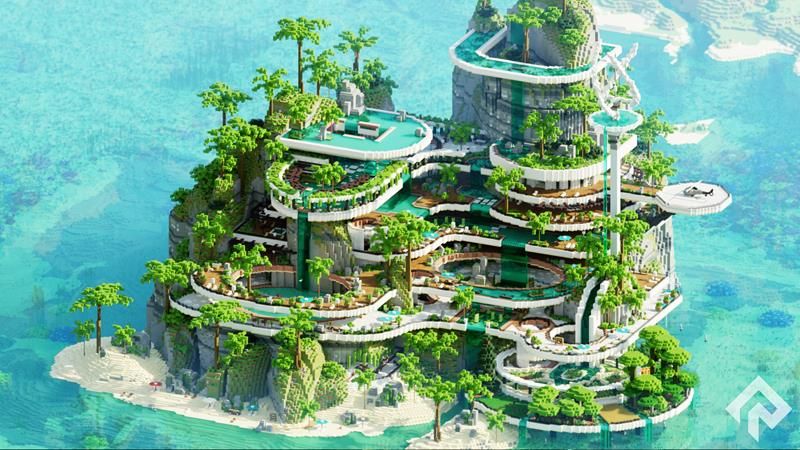 Island Mansion on the Minecraft Marketplace by RareLoot Island Mansion on the Minecraft Marketplace by RareLoot