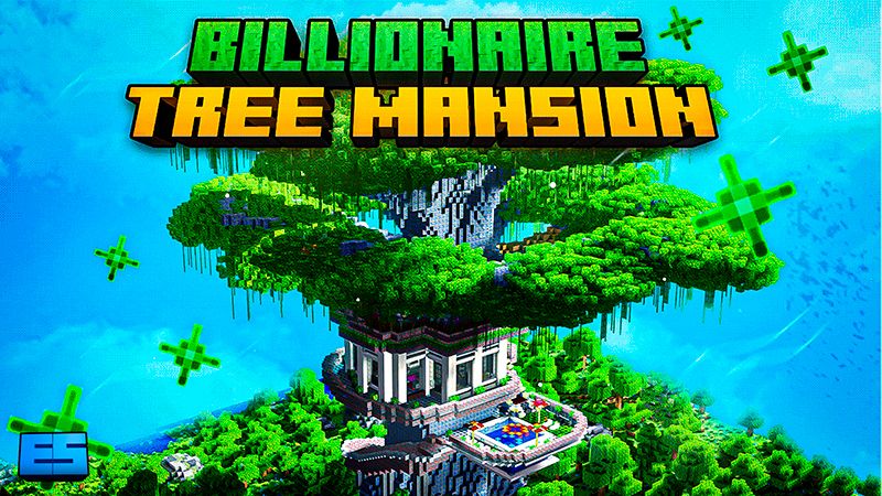 Billionaire Tree Mansion on the Minecraft Marketplace by Eco Studios