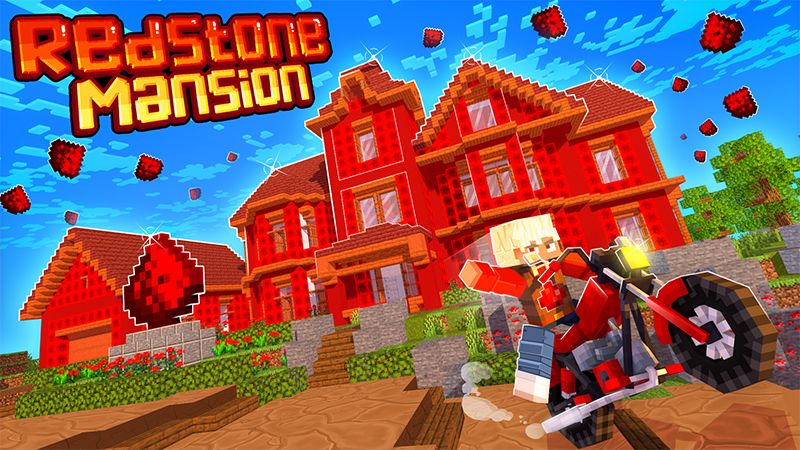 Redstone Mansion on the Minecraft Marketplace by Razzleberries