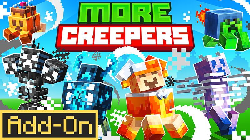 More Creepers AddOn on the Minecraft Marketplace by Heropixel Games