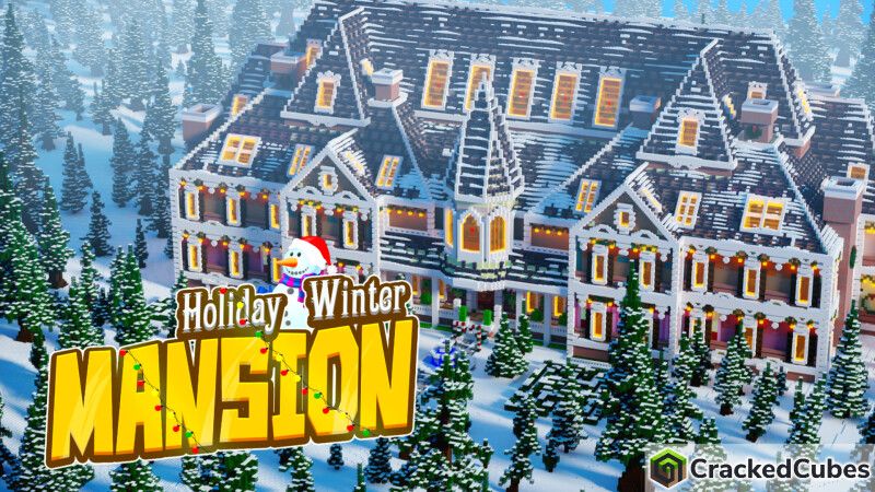 Holiday Winter Mansion on the Minecraft Marketplace by CrackedCubes