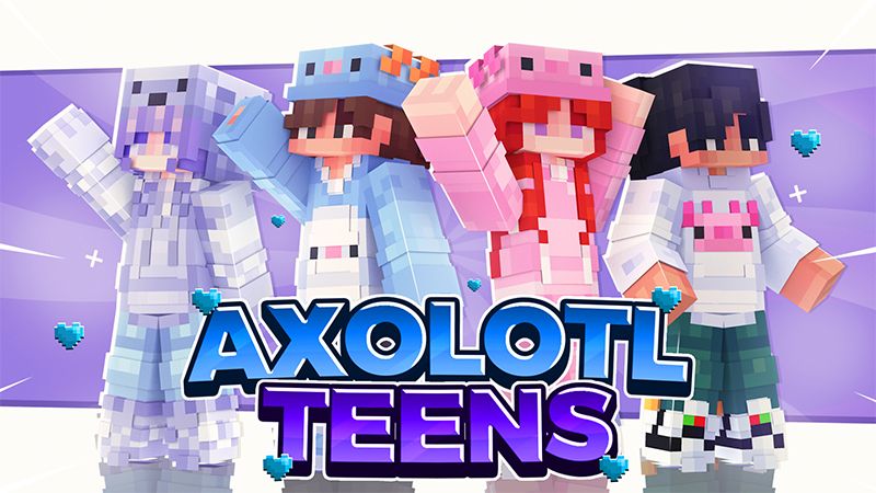Axolotl Teens on the Minecraft Marketplace by Cynosia Axolotl Teens on the Minecraft Marketplace by Cynosia