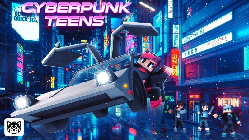 Cyberpunk Teens on the Minecraft Marketplace by Kora Studios Cyberpunk Teens on the Minecraft Marketplace by Kora Studios