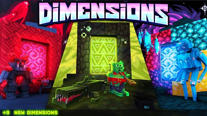 Dimensions on the Minecraft Marketplace by Volcano