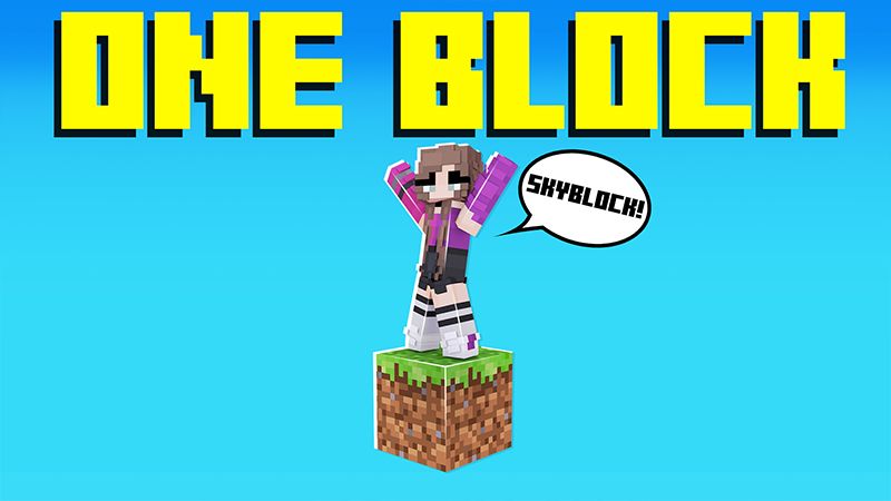 ONE BLOCK SKYBLOCK on the Minecraft Marketplace by Pickaxe Studios ONE BLOCK SKYBLOCK on the Minecraft Marketplace by Pickaxe Studios