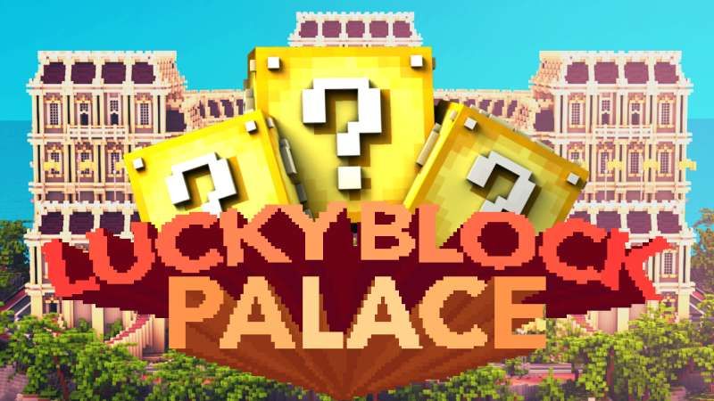 Lucky Block Palace on the Minecraft Marketplace by Maca Designs