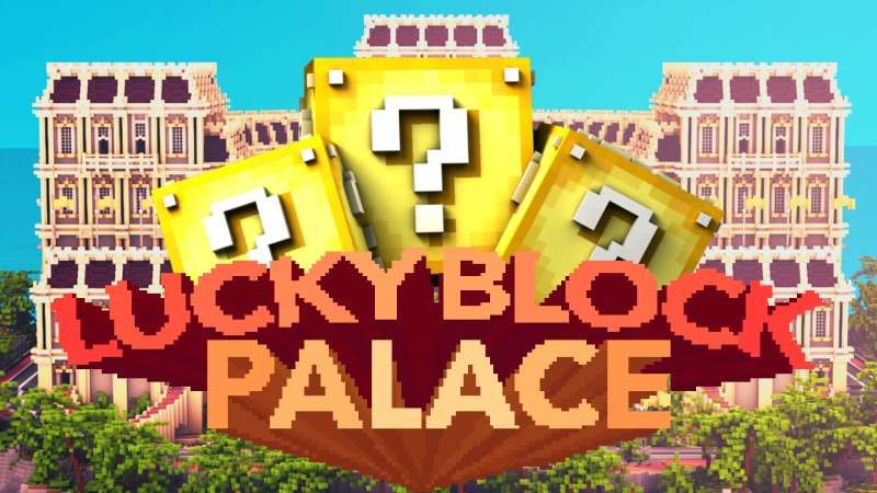Lucky Block Palace on the Minecraft Marketplace by Maca Designs Lucky Block Palace on the Minecraft Marketplace by Maca Designs
