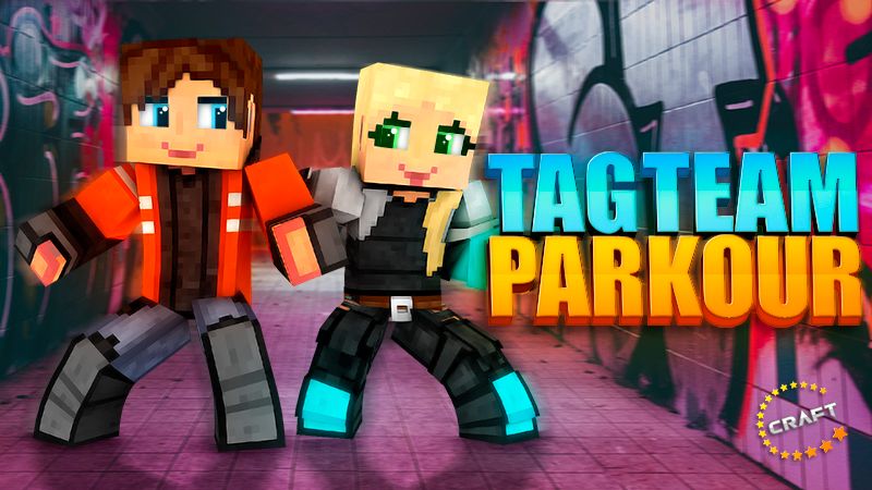 Tag Team Parkour on the Minecraft Marketplace by The Craft Stars Tag Team Parkour on the Minecraft Marketplace by The Craft Stars