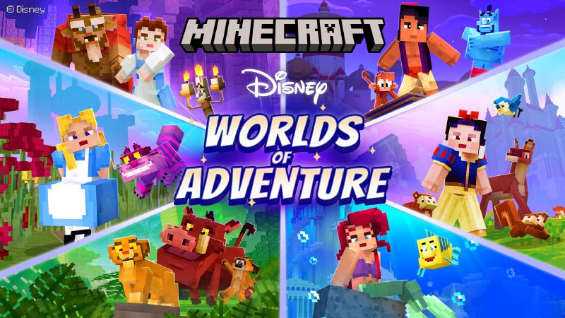 Disney Worlds of Adventure on the Minecraft Marketplace by Minecraft