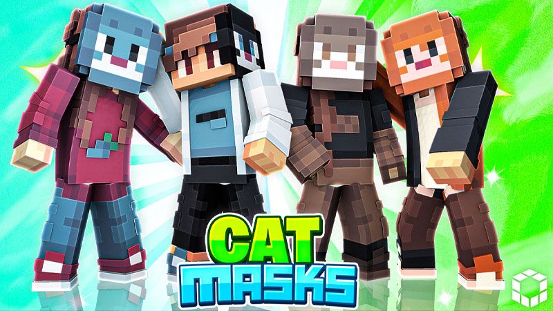 Cat Masks on the Minecraft Marketplace by UnderBlocks Studios Cat Masks on the Minecraft Marketplace by UnderBlocks Studios