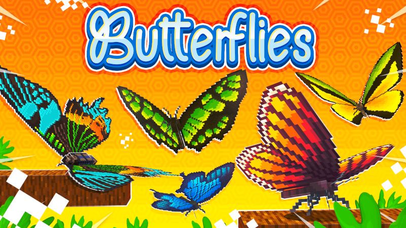 Butterflies on the Minecraft Marketplace by Kreatik Studios