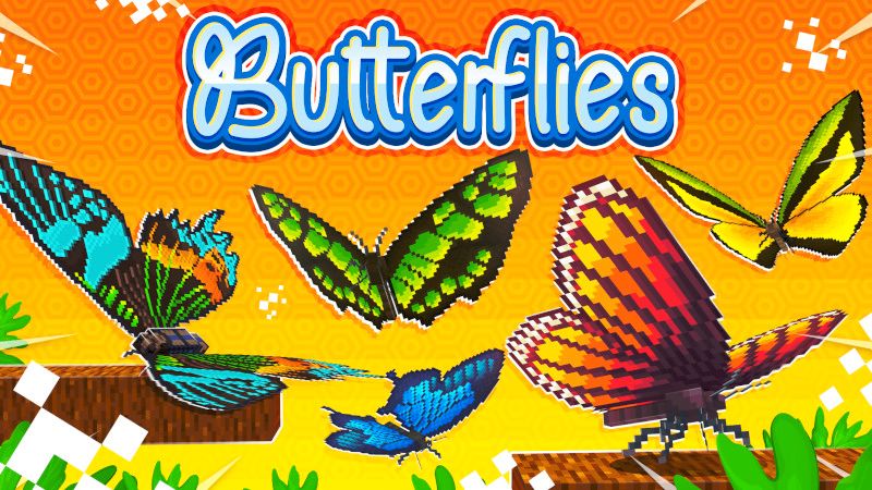 Butterflies on the Minecraft Marketplace by Kreatik Studios Butterflies on the Minecraft Marketplace by Kreatik Studios