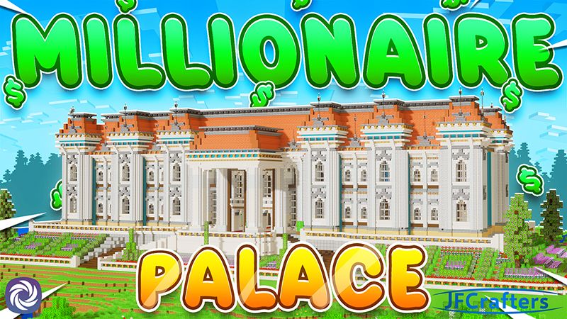 Millionaire Palace on the Minecraft Marketplace by JFCrafters Millionaire Palace on the Minecraft Marketplace by JFCrafters