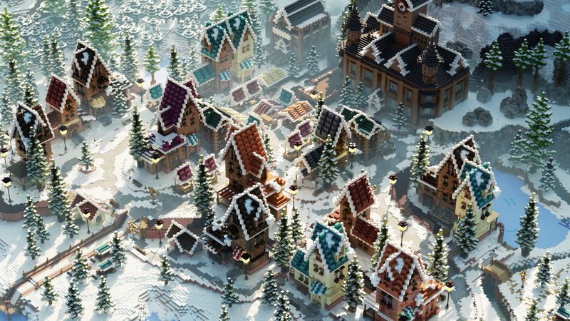 Winter Valley on the Minecraft Marketplace by Endorah