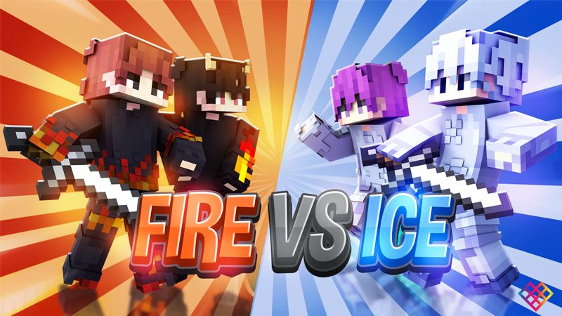 Fire VS Ice on the Minecraft Marketplace by Rainbow Theory Fire VS Ice on the Minecraft Marketplace by Rainbow Theory