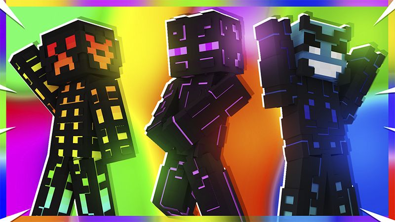 Neon Mobs on the Minecraft Marketplace by AquaStudio Neon Mobs on the Minecraft Marketplace by AquaStudio