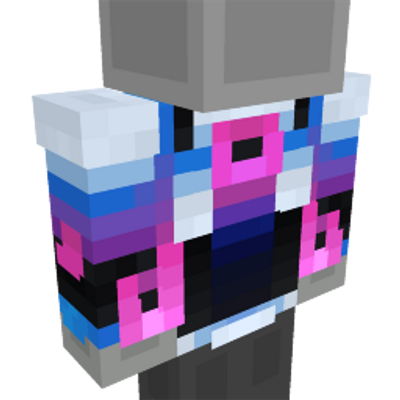 Pinkblue Powersuit on the Minecraft Marketplace by Pathway Studios